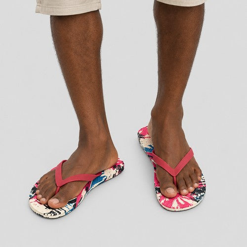 Surf Board Flip-Flop in Red
