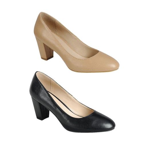 Thick Heel Pump