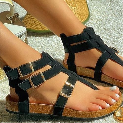 3 Buckle Gladiator Sandal