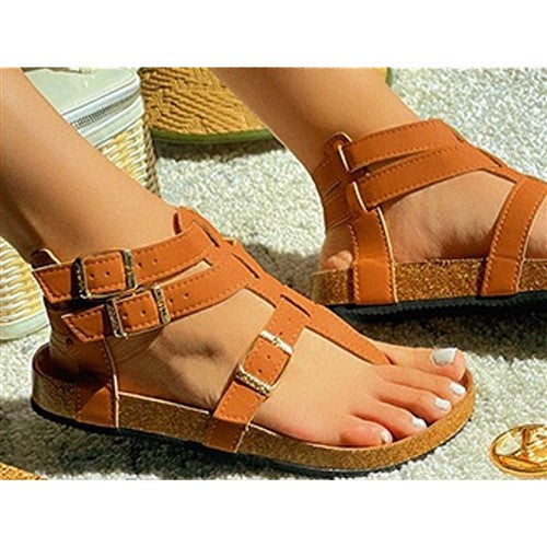 3 Buckle Gladiator Sandal