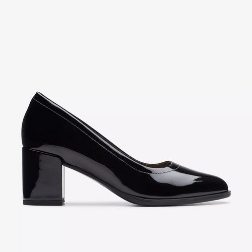 Clarks Original Freva 55 Court in Black Patent Leather