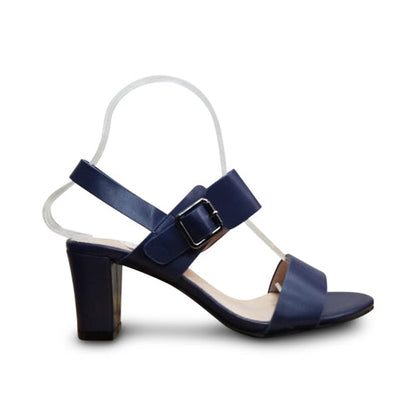 Square Buckle Heeled Sandal