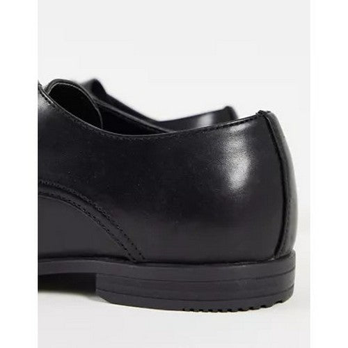 TopMan Briar Derby Lace-Up Dress Shoe Black