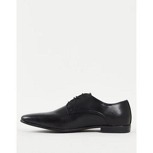 TopMan Briar Derby Lace-Up Dress Shoe Black