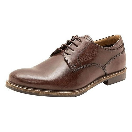 Red Tape Broxton Genuine Leather Derby Lace-Up Dress Shoe Brown