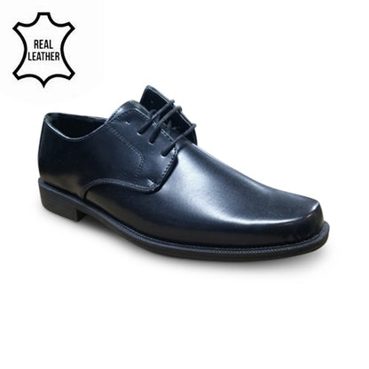 Dreamwalk Genuine Leather Smooth Lace-Up Dress Shoe Black