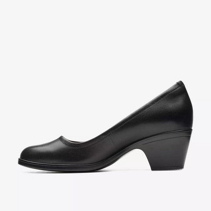 Clarks Original Emily2 Ruby in Black Leather