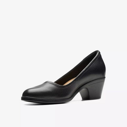 Clarks Original Emily2 Ruby in Black Leather