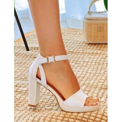 Peep Toe Heel Sandal