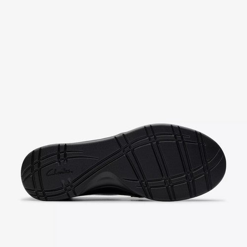 Clarks Original Ellowyn Penny in Black Crinkle Patent Leather