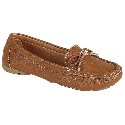 JIMMI-05 Bow Driving Boot Shoe Tan