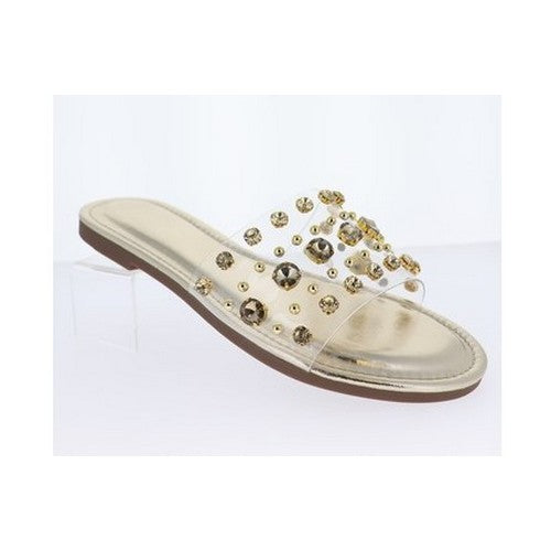 Stone Slipper in Gold