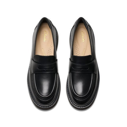 Clarks Original Splend Edge in Black Leather