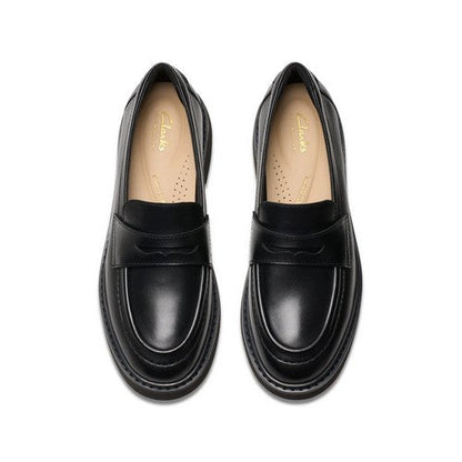 Clarks Original Splend Edge in Black Leather