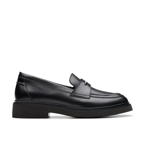 Clarks Original Splend Edge in Black Leather