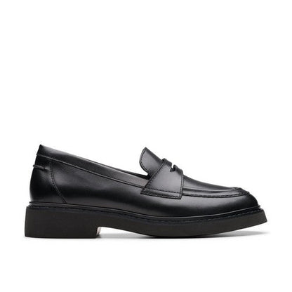 Clarks Original Splend Edge in Black Leather