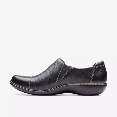 Clarks Original Ashland Palm in Black Leather