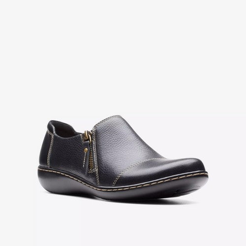 Clarks Original Ashland Palm in Black Leather