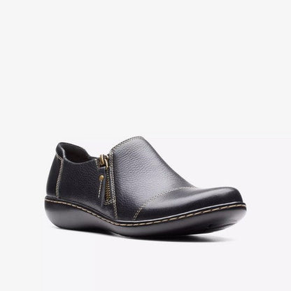 Clarks Original Ashland Palm in Black Leather