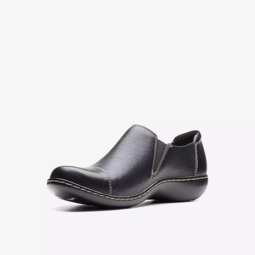 Clarks Original Ashland Palm in Black Leather