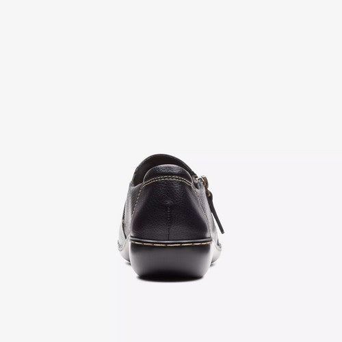 Clarks Original Ashland Palm in Black Leather