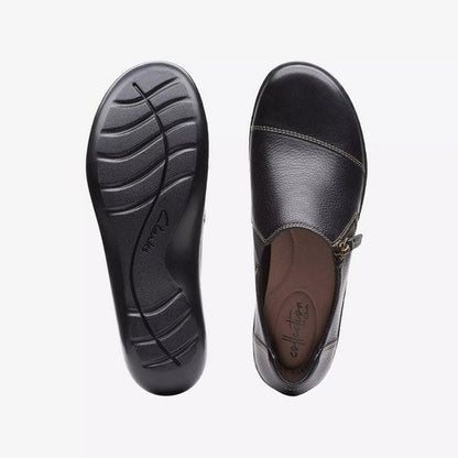 Clarks Original Ashland Palm in Black Leather