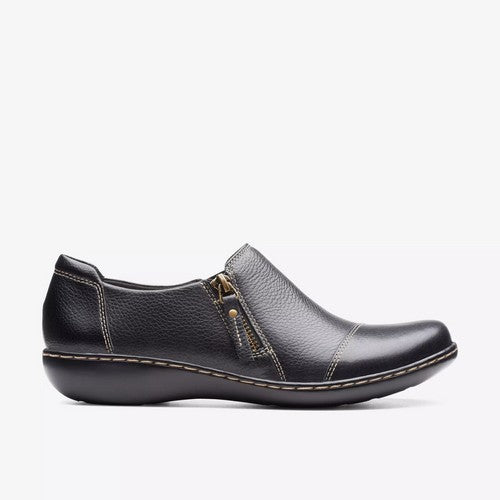 Clarks Original Ashland Palm in Black Leather