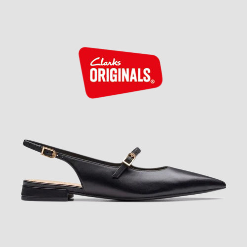 Clarks Original Sensa15 Shine in Black Leather