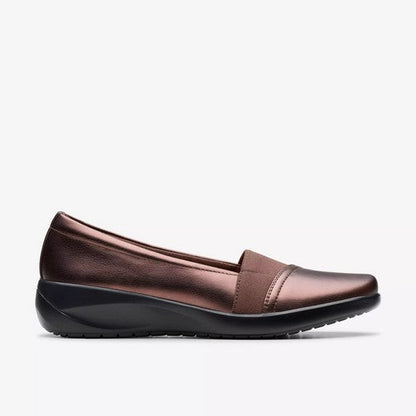 Clarks Original Kaetlyn Rhea in Bronze Metallic