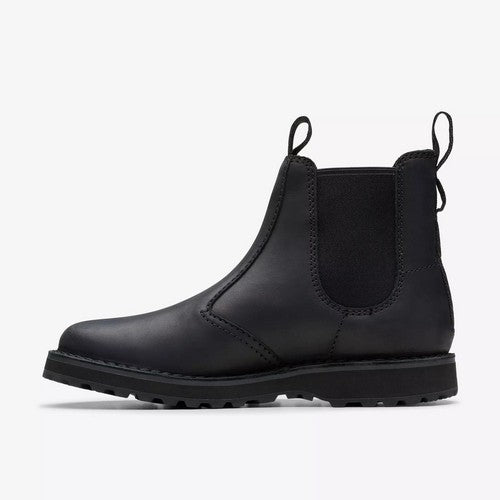 Clarks Original Solsbury Easy in Black Leather