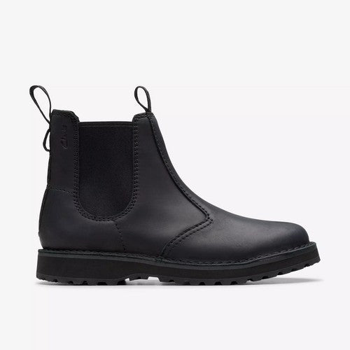 Clarks Original Solsbury Easy in Black Leather