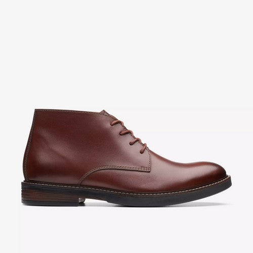 Clarks Original Paulson Mid in Mahogany Leather