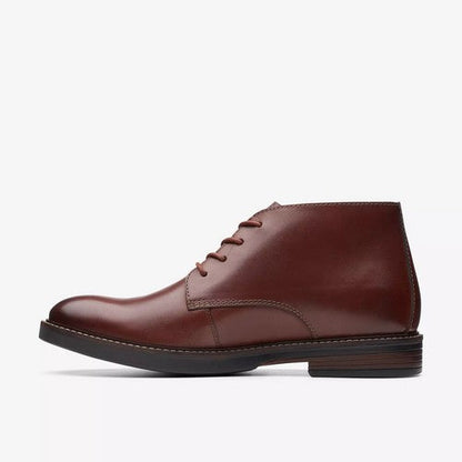 Clarks Original Paulson Mid in Mahogany Leather