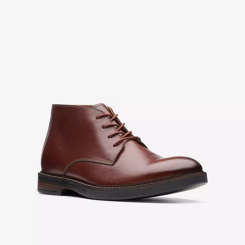Clarks Original Paulson Mid in Mahogany Leather