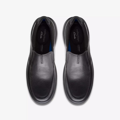 Clarks Original Bradley Free in Black Tumbled Leather