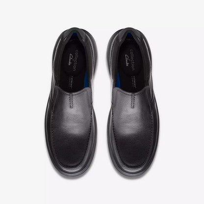 Clarks Original Bradley Free in Black Tumbled Leather