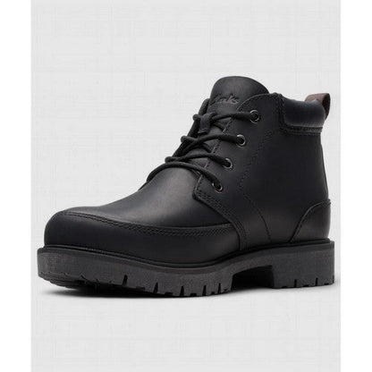 Clarks Original Rossdale Mid in Black Leather