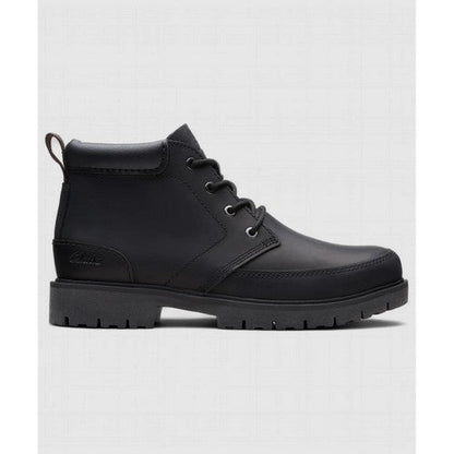 Clarks Original Rossdale Mid in Black Leather