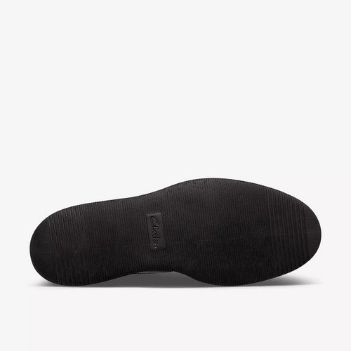 Clarks Original Glickly Derby Leather Shoe in Black