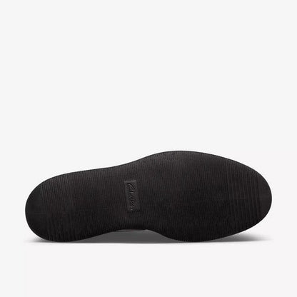 Clarks Original Glickly Derby Leather Shoe in Black
