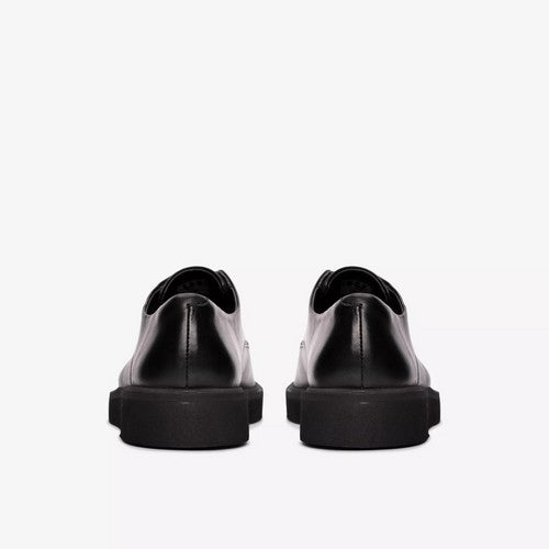 Clarks Original Glickly Derby Leather Shoe in Black