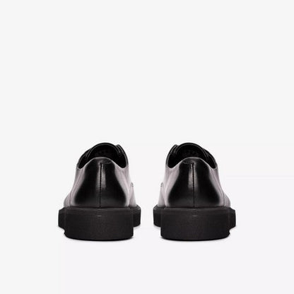 Clarks Original Glickly Derby Leather Shoe in Black