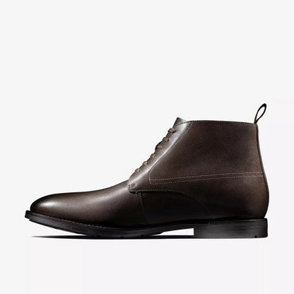 Clarks Original Ronnie Up GORE-TEX in Dark Brown Leather
