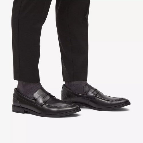 Clarks Original Brandon Step in Black Leather