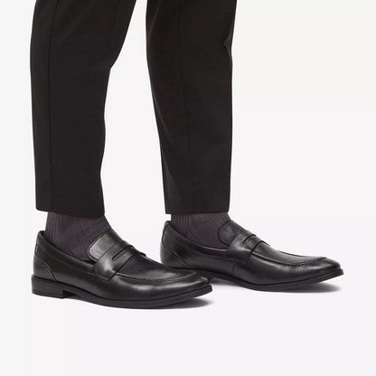 Clarks Original Brandon Step in Black Leather