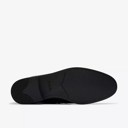 Clarks Original Brandon Step in Black Leather