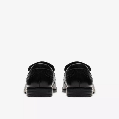 Clarks Original Brandon Step in Black Leather