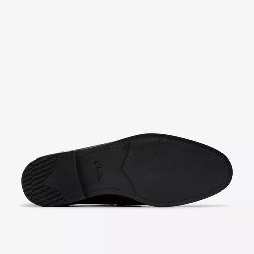 Clarks Original Brandon Step in Dark Brown Leather