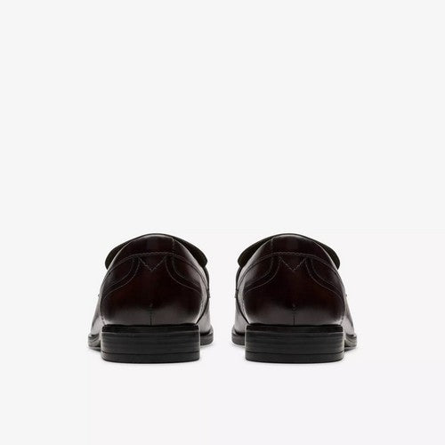 Clarks Original Brandon Step in Dark Brown Leather