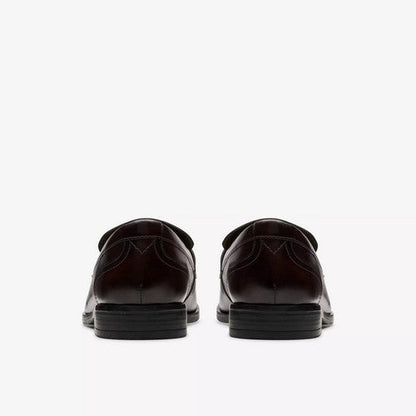 Clarks Original Brandon Step in Dark Brown Leather
